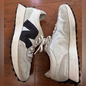 adidas Men's White and Black Sneakers